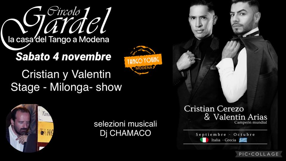 Stage con Cristian Cerezo e Valentin Arias
